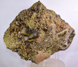 16cms CLINOZOISITE EPIDOTE CRYSTALS PERU MINERAL SPECIMEN COLLECTOR  KB38