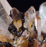 4.7cms HEMATOID JAPAN LAW QUARTZ  GOETHITE MINERAL SPECIMEN PERU QB114