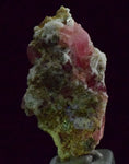 2.7ms RHODOCHROSITE FLUORITE PYRITE CHINA CRYSTAL RHOMBOHEDRAL MINIATURE RB412