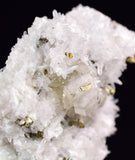 4cms APATITE QUARTZ PYRITE CRYSTALS DICKITE PERU HUANZALA AB228