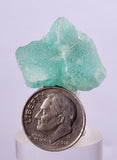 2.3cms EMERALD GREEN FLUORITE CRYSTAL PERU HUANZALA MINE SHINY NEW FIND KB10