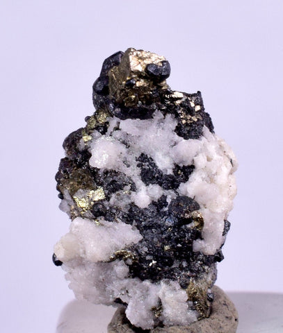 1.2cms NATIVE SILVER WIRE PERU ACANTHITE UCHUCCHACUA MINE MINERAL SPECIMEN HB201