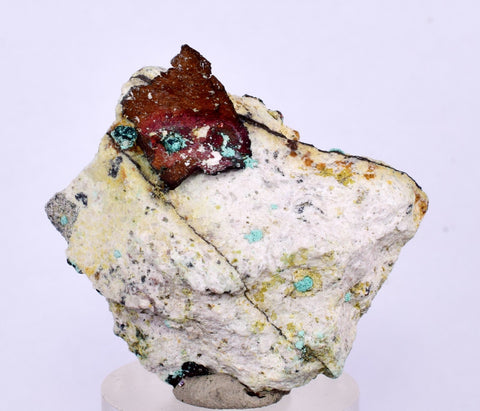 3.7cms NATIVE COPPER ON MATRIX PERU CRYSTAL NEW FIND SOME MINERAL SPECIMEN IB65