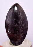 39cts GEM AXINITE PURPLE CABOCHON  PERU SUPER SHINY RARE MINERAL SPECIMEN BB308