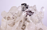 12cms HUBNERITE QUARTZ CRYSTALS MINERAL SPECIMEN COLLECTOR PERU MB57