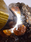 9.4cms SPHALERITE BARITE PYRITE QUARTZ CRYSTALS MINERAL SPECIMEN PERU MB59