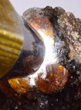 9.4cms SPHALERITE BARITE PYRITE QUARTZ CRYSTALS MINERAL SPECIMEN PERU MB59