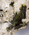 18 cms CALCITE EPIDOTE QUARTZ CRYSTALS INCLUTIONS PERU MINERAL SPECIMEN GB36