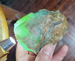 265 Grams GEM BLUE OPAL PERU ROUGH SCENIC SEASCAPE MINERAL SPECIMEN OB106
