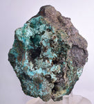 10.4cms DRUZY CHRYSOCOLLA QUARTZ MALACHITE BOTRYOIDAL PERU MINERAL SPECIMEN DB85