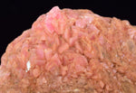 6.8cms GEM RHODOCHROSITE CUBIC CRYSTALS GOETHITE PERU MINERAL SPECIMEN RB664