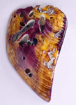 PIECES OF SPINY OYSTER POLISHED PERU JEWELRY PENDANT BB162