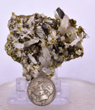 5cms PREMIUM EPIDOTE  QUARTZ CRYSTALS PERU AESTHETIC COLLECTOR CB139