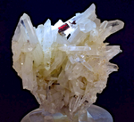 10cms RED HUBNERITE QUARTZ CRYSTALS MINERAL SPECIMEN COLLECTOR PERU MB138