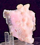 8.5cms GEM PINK OPAL NATURAL SCULPTURE BOTRYOIDAL PERU QUARTZ TRANSLUCENT PB24