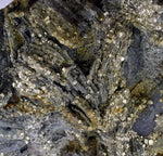 13.2cms PYRRHOTITE MARCASITE PYRITE PERU SHINY CRYSTALS MINERAL SPECIMEN MB137