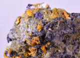 3.8cms GEM RARE WULFENITE FLUORITE MINI CRYSTALS ALAMO ARIZONA USA YB53