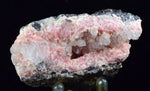 5.8cms RHODOCHROSITE ROSETTE QUARTZ SPHALERITE PERU PINK CRYSTALS NEEDLES  RB325