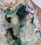 14cms GEM ATACAMITE INSIDE SELENITE CRYSTAL LILY MINE 2000 DISCOVERY PERU AB183