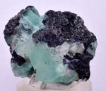 3.3cms GEOCRONITE GREEN FLUORITE CRYSTAL PERU MILPO ATACOCHA PERU SHINY KB29