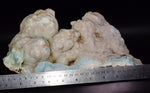 29cms SKY BLUE STRONTIANITE BOTRYOIDAL CRYSTALS PERU IT LOOKS LIKE LARIMAR CB178