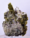 6.3cms PREMIUM EPIDOTE AXINITE QUARTZ CRYSTALS PERU AESTHETIC COLLECTOR CBZ164