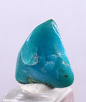 5.5carats GEM SILICA CHRYSOCOLLA CHALCEDONY LILY MINE PERU TUMBLED QUARTZ BB45
