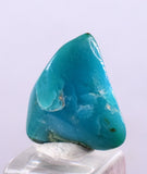 5.5carats GEM SILICA CHRYSOCOLLA CHALCEDONY LILY MINE PERU TUMBLED QUARTZ BB45