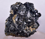 7cms GEM TETRAHEDRITE PYRITE QUARTZ BORNITE CRYSTALS PERU MINERAL SPECIMEN IB74