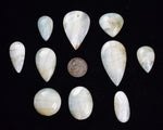 LOT  10 PERUMAR STRONTIANITE ARAGONITE SCENIC QUALITY LOOKS LIKE LARIMAR BB333