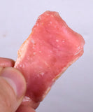 14.1 grams GEM PINK OPAL PERU ROUGH CORAL COLOR TRANSLUCENT MINERAL PB18
