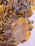 9.7cms LIMONITE MARCASITE QUARTZ HEMATOID CRYSTALS PERU MINERAL SPECIMEN QB107