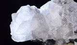 7.3cms DRUZY QUARTZ SHINY CALCITE NATURAL CRYSTAL PERU MINERAL SPECIMEN QB46