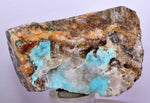 7.2cms DRUZY CHRYSOCOLLA QUARTZ PERU COPPER MINERAL SPECIMEN COLLECTOR DB68