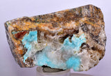 7.2cms DRUZY CHRYSOCOLLA QUARTZ PERU COPPER MINERAL SPECIMEN COLLECTOR DB68