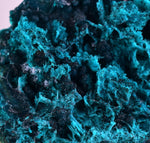 9.2cm GEM BLUE MALACHITE CHRYSOCOLLA PERU ROSETTE BOTRYOIDAL CRYSTAL GRAPE UB128