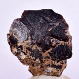 3.9cms  GEM GARNET STEPPED SPESSARTINE CRYSTALS PERU SHINY SHARP RARE GB53
