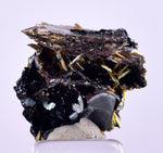 1.6cms GOLDEN RUTILE HEMATITE SPRAY NEEDLES CRYSTALS TITANIUM BAHIA BRAZIL  XB09