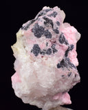 5.9cms RHODOCHROSITE QUARTZ CALCITE CRYSTALS JORDANITE (?) GALENA PERU RB505