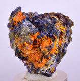 3.6cms GEM RARE WULFENITE FLUORITE MIMETITE MINI CRYSTALS ALAMO ARIZONA USA YB34
