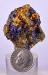 4cms GEM WULFENITE FLUORITE MIMETITE CRYSTALS ALAMO ARIZONA USA MINERAL YB41