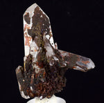 6.4cms HEMATOID QUARTZ DOUBLY TERMINATED GOETHITE MINERAL SPECIMEN PERU QB112