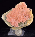 7.8cm RHODOCHROSITE GEODE SPHALERITE PYRITE QUARTZ MOROCOCHA PERU RB602