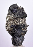 6.5cms PYRITE PYRRHOTITE PERU SHINY CRYSTALS SAMPLE MINERAL SPECIMEN MB75