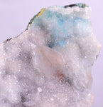 5.6cms DRUZY CHRYSOCOLLA QUARTZ LILY MINE PERU COPPER 2000 DISCOVERY DB24