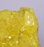 8.8cms SULPHUR NATURAL CRYSTALS BOLIVIA SULFUR POTOSI MINERAL SPECIMEN YB21