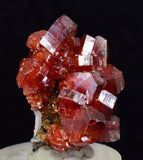 2.7cm VANADINITE CRYSTAL BARITE MIBLADEN MOROCCO MINIATURE MINERAL SPECIMEN WB20