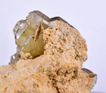 9cms GEMMY BARITE CRYSTALS PERU SHINY TRANSLUCENT MINERAL SPCIMEN EB72