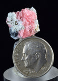 1.5ms RHODOCHROSITE FLUORITE PYRITE CHINA CRYSTAL RHOMBOHEDRAL MINIATURE RB629
