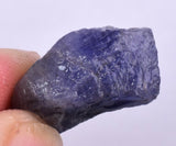 27.5cts GEM TANZANITE ROUGH ZOISITE GEMSTONE TANZANIA MINERAL TB50